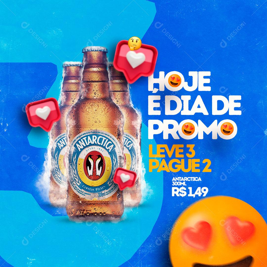 Distribuidora Social Media Cerveja PSD Editável