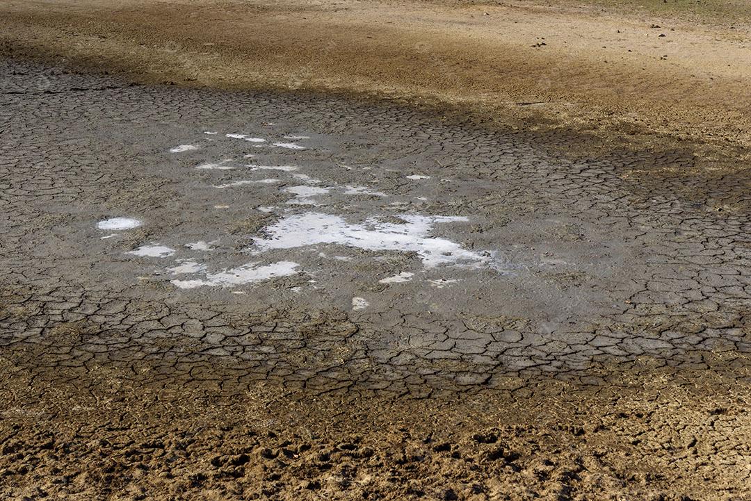 Foto Lago Seco Rachado Causado Pela Seca Paraíba Brasil Mudanças Imagem JPG