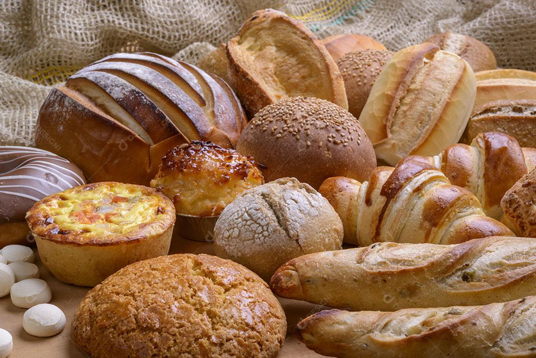 Foto Pão Panificadoras Ceia Natal Bolos Pão de Queijo Salgados Padarias Imagem JPG