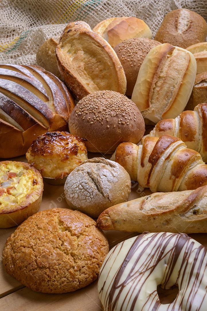 Foto Pão Panificadoras Ceia Natal Bolos Pão de Queijo Salgados Padarias Imagem JPG