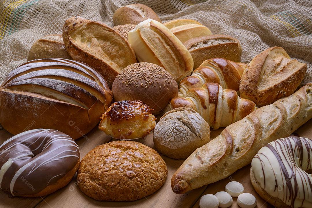 Foto Pão Panificadoras Ceia Natal Bolos Pão de Queijo Salgados Padarias Imagem JPG