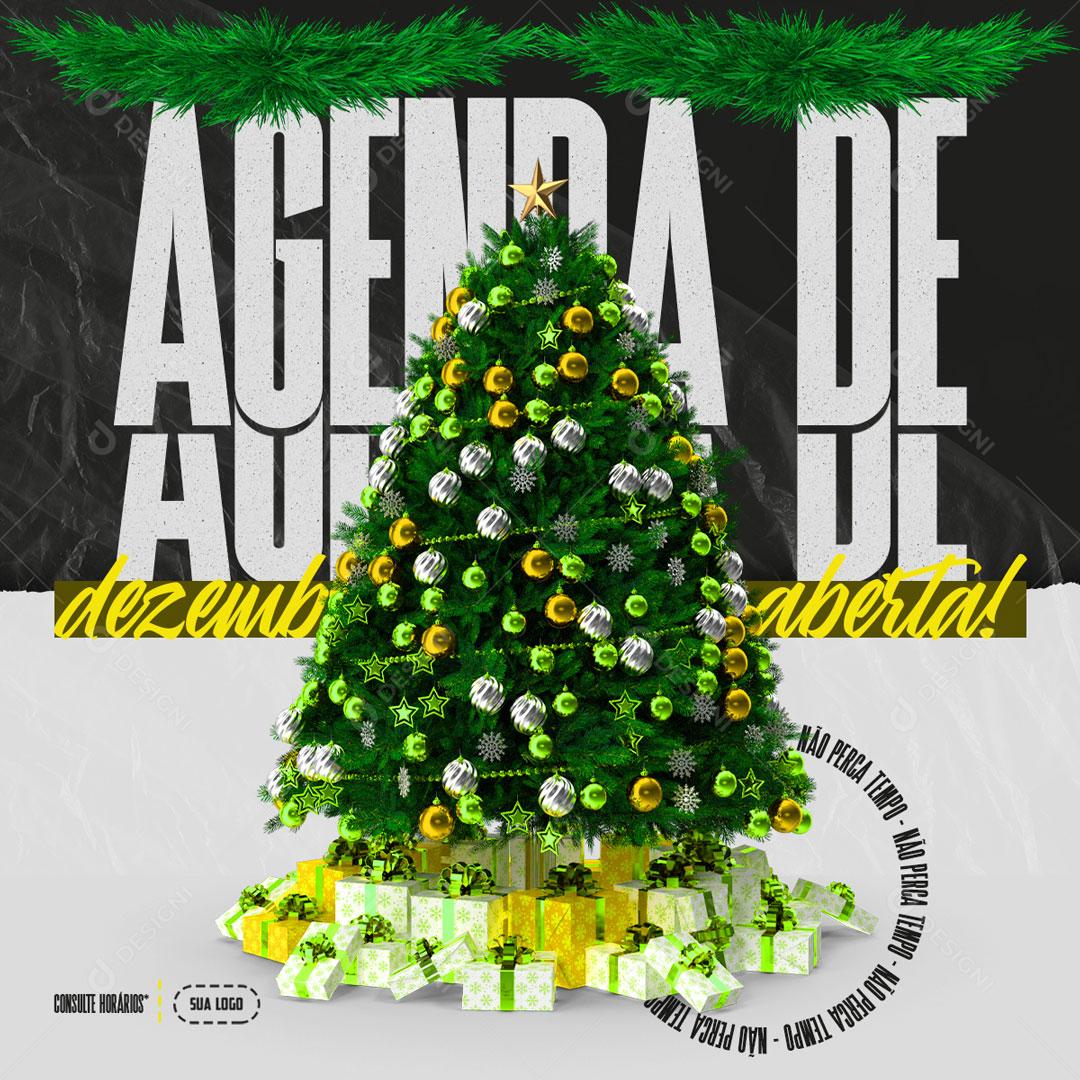 Agenda De Dezembro Esta Aberta Social Media PSD Editável
