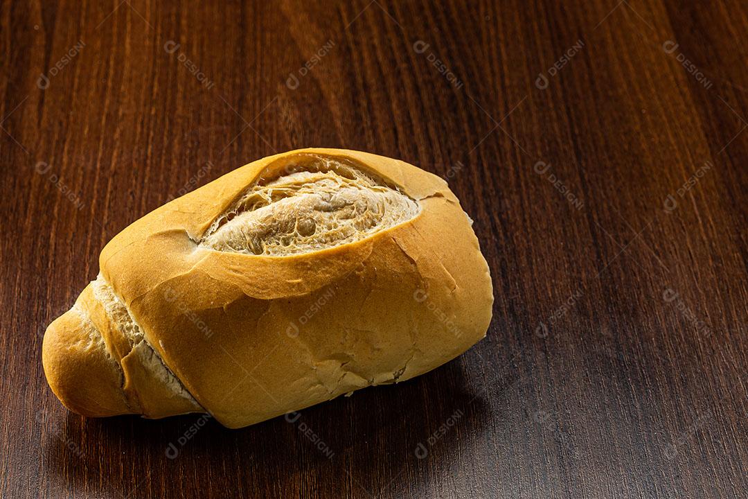 Foto Comida Pão Francês Encima Mesa Imagem JPG