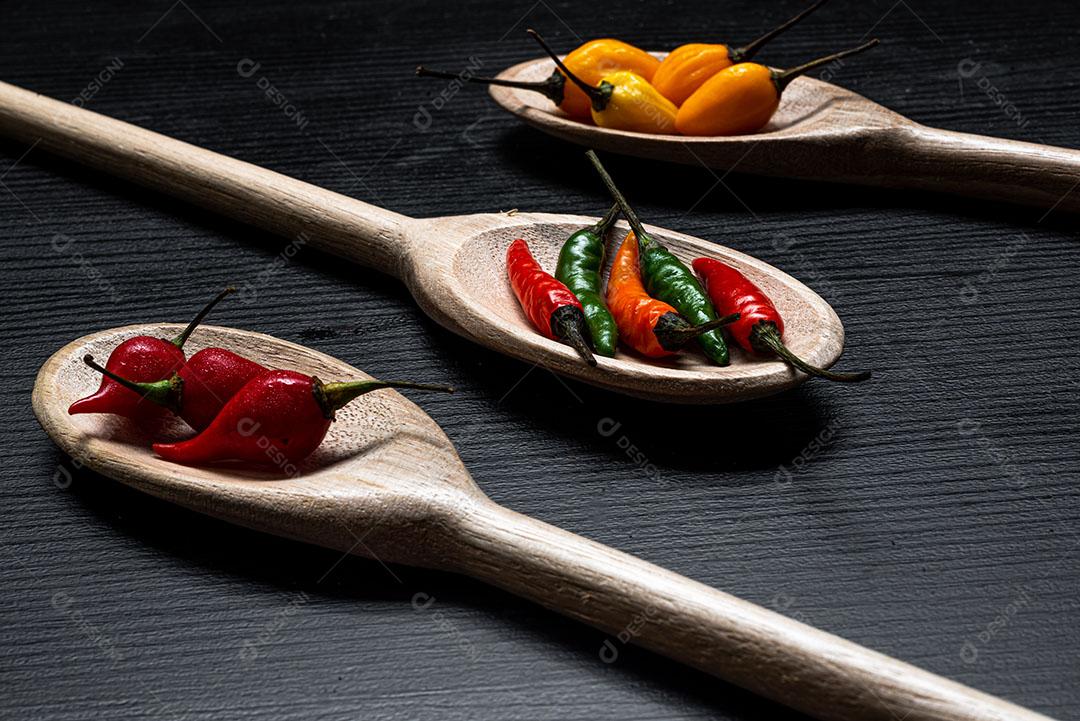 Foto Alimento Pimenta Tempero Vegetais Imagem JPG