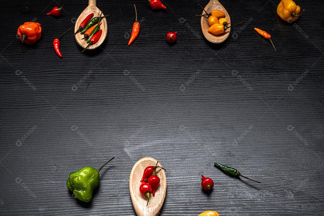 Foto Alimento Pimenta Tempero Vegetais Imagem JPG