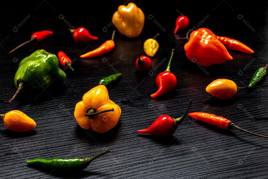 Foto Alimento Pimenta Tempero Vegetais Imagem JPG