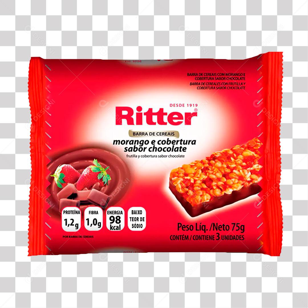 Barras de Cereal Ritter Sabores Com 3 Unid Avelã e Castanha PNG Transparente