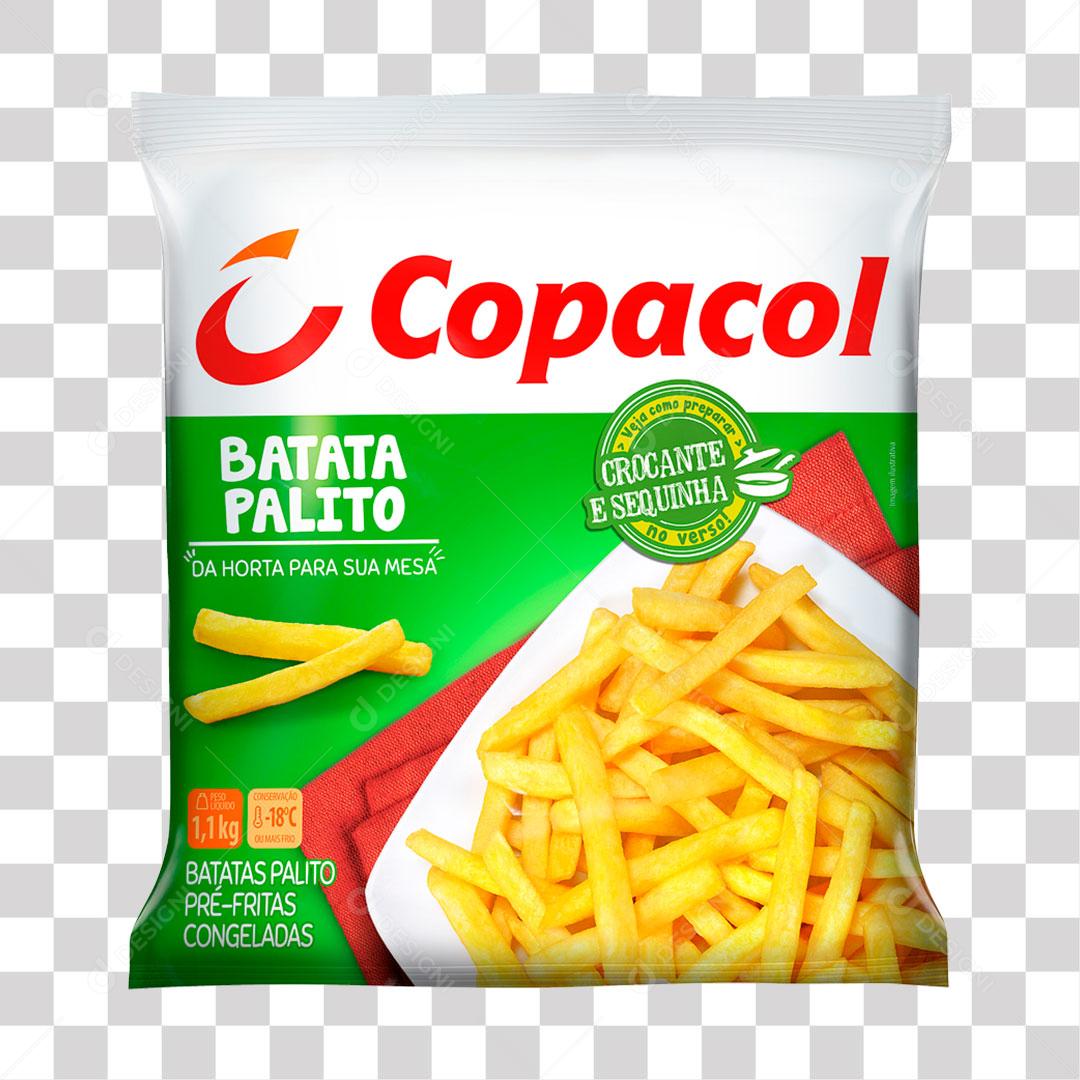 Batata Copacol Palito Congelada 1,1kg PNG Transparente