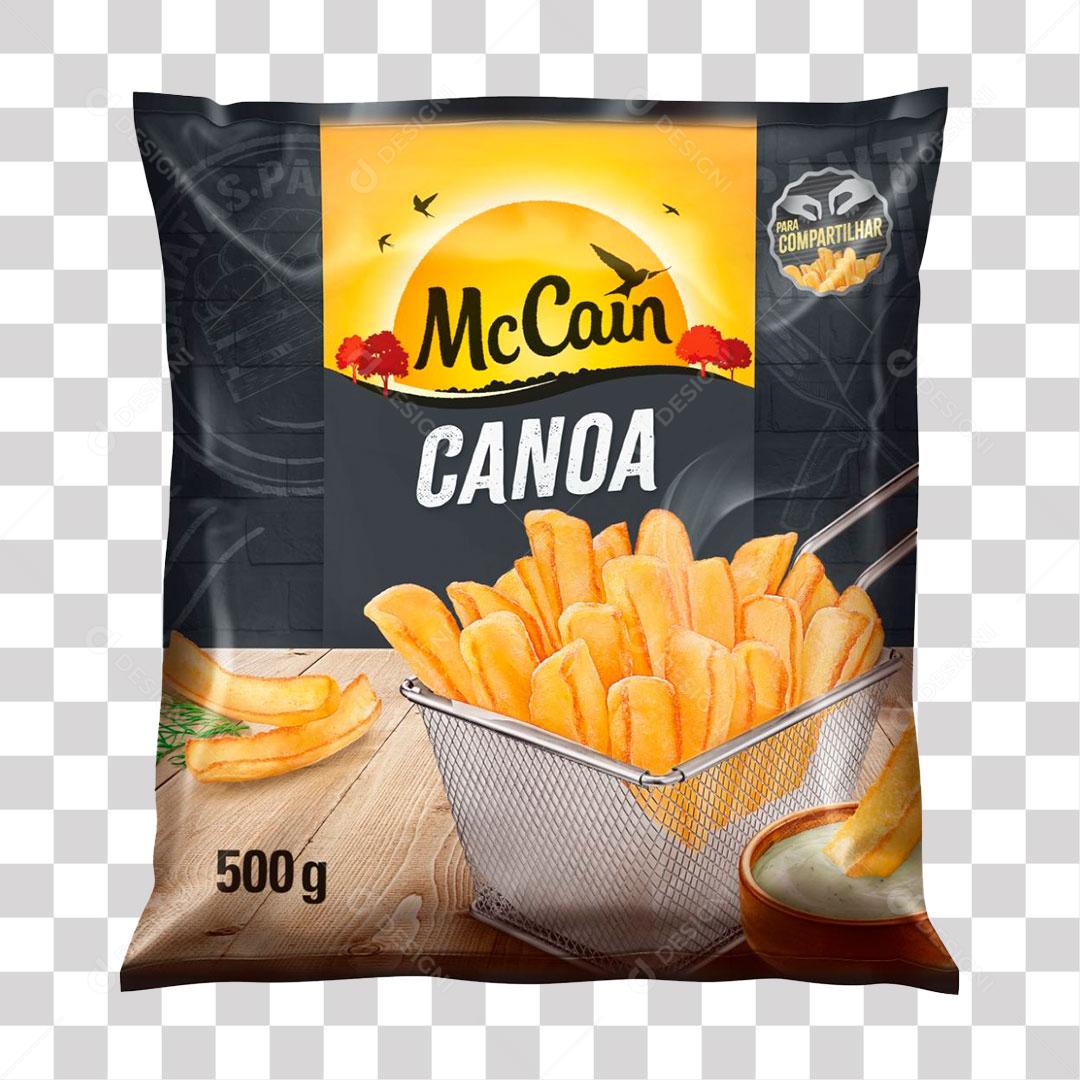 Batata Mccain Canoa 500g PNG Transparente