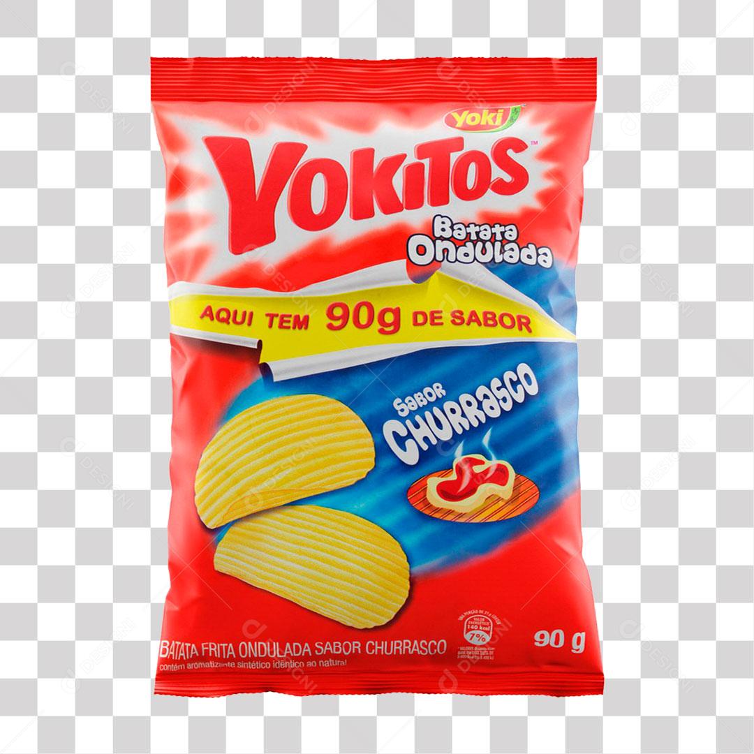 Batata Yokitos Churrasco 90g PNG Transparente