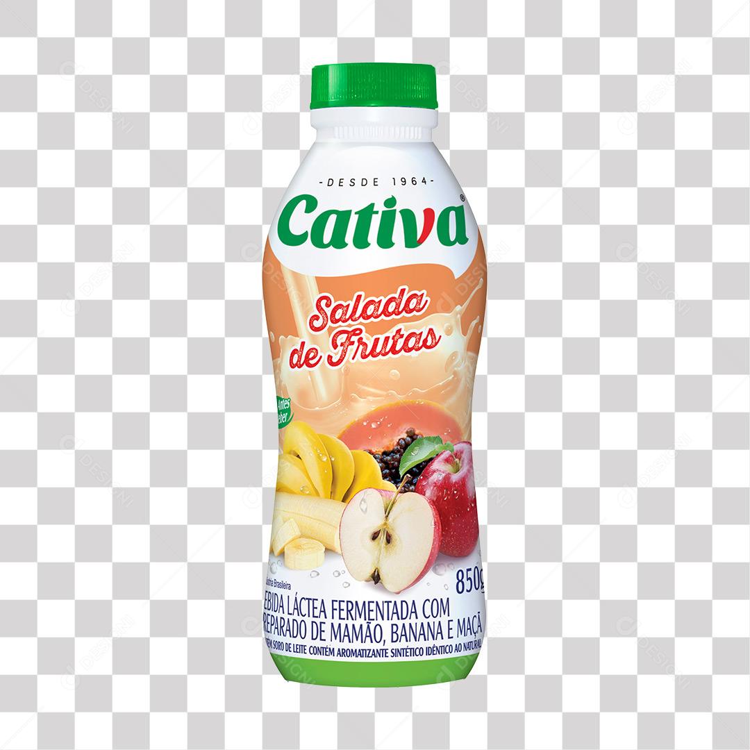 Bebida Láctea Cativa Salada de Frutas 850g PNG Transparente