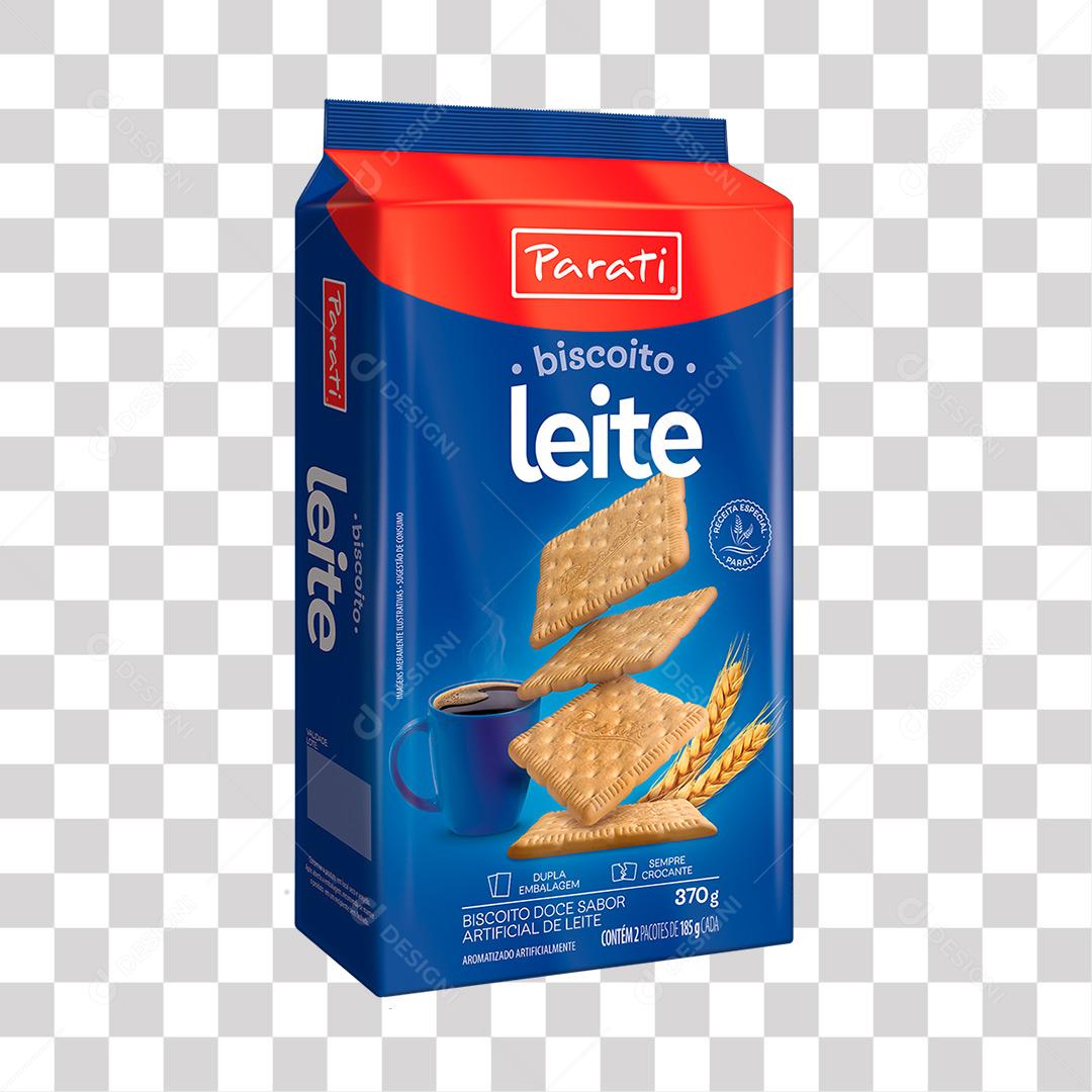 Biscoito Parati Leite 370g PNG Transparente