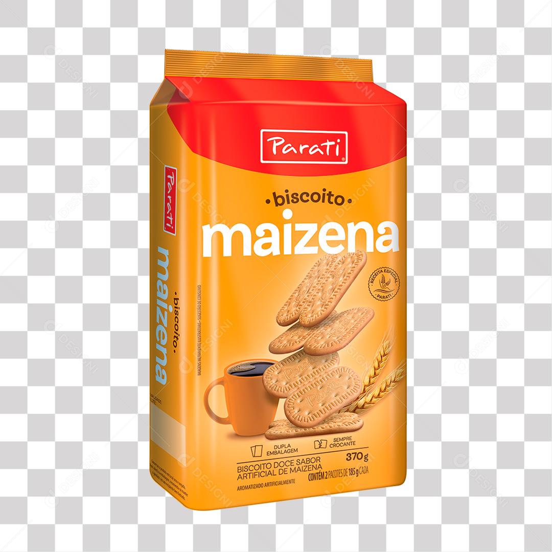 Biscoito Parati Maizena 370g PNG Transparente