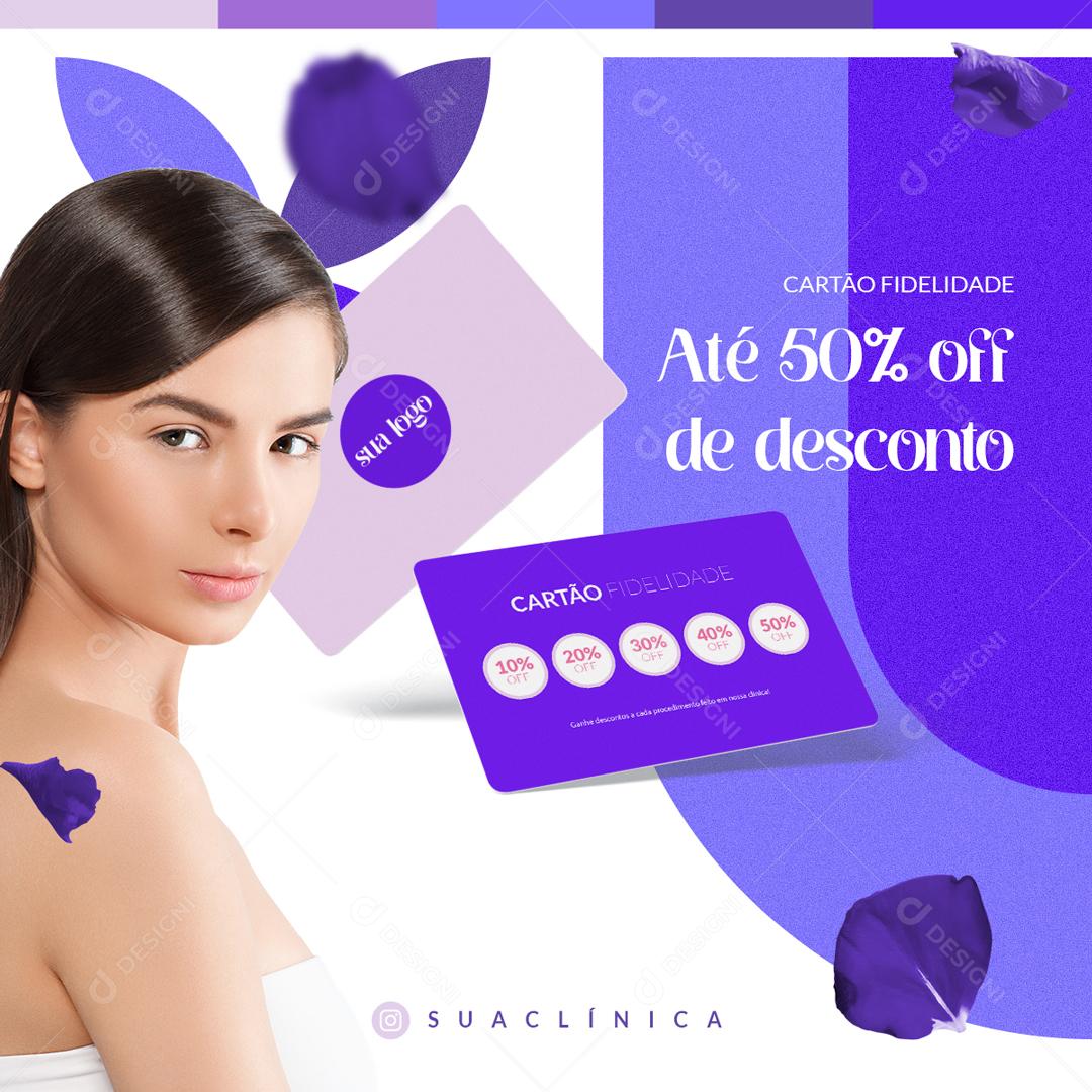 Até 50% Off De Desconto Clinicas Social Media PSD Editável