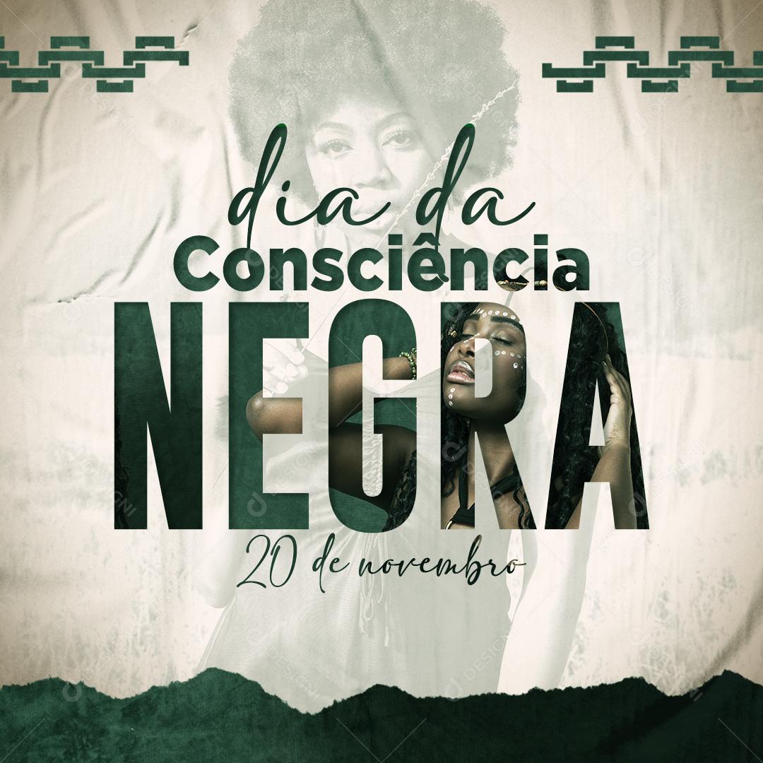 Dia Da Consciência Negra Social Media PSD Editavel