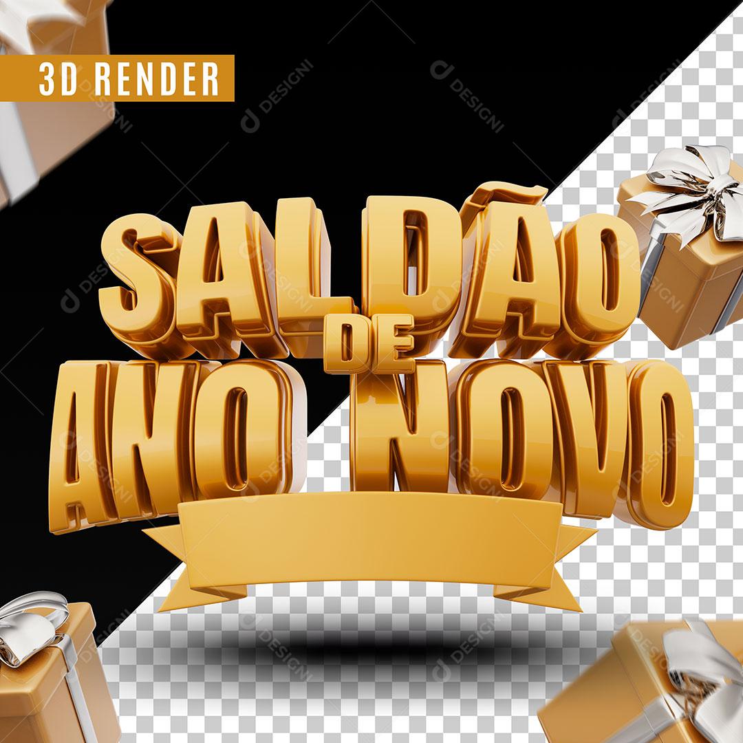 Ano Novo Saldão Social Media Datas Comemorativas PSD Editável