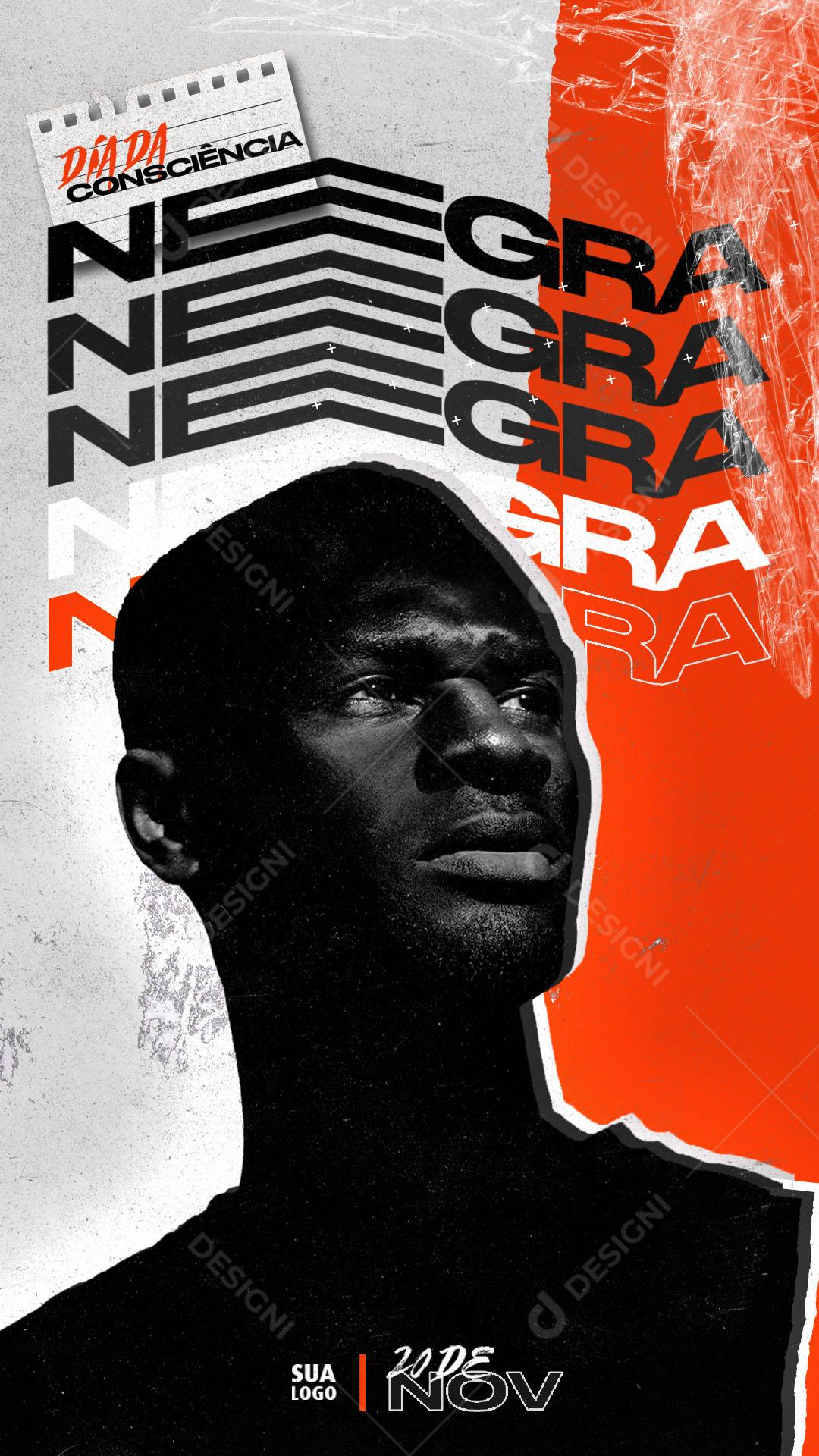 Dia Da Consciência Negra 20 De Novembro Social Media PSD Editável