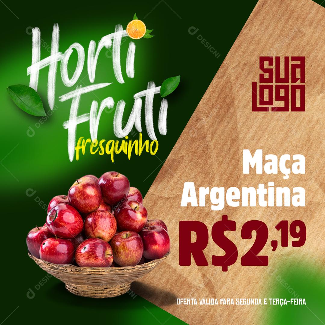 Oferta De Hortifrúti Social Media PSD Editável