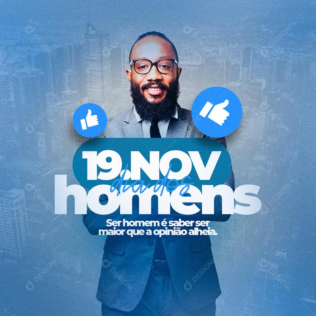 Dia Do Homem Social Media PSD Editável