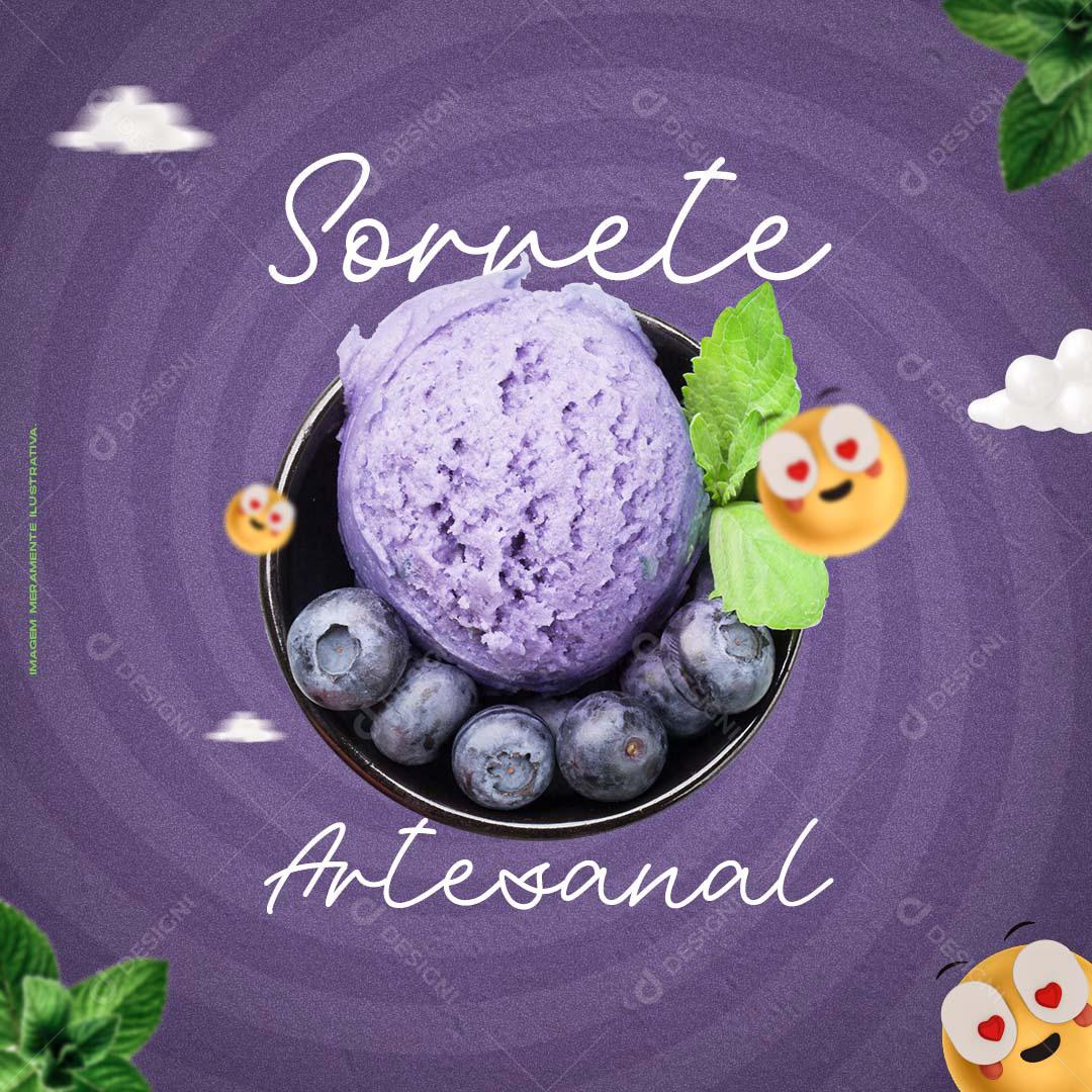 Social Media Soverteria Sovertes Gelados Frios PSD Editável