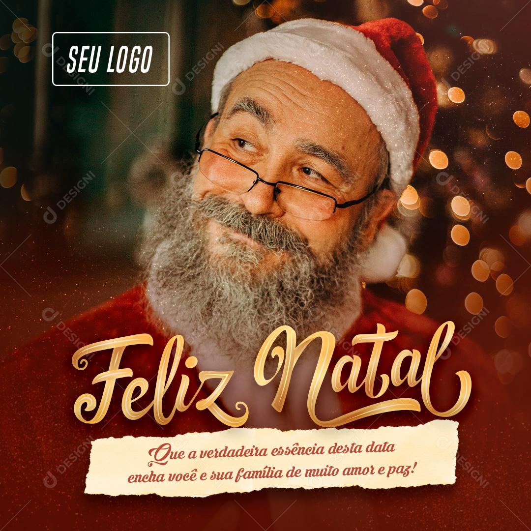 Feliz Natal Que Neste Natal As Esperanças E Sonhos Sejam Renovados Social Media PSD Editável
