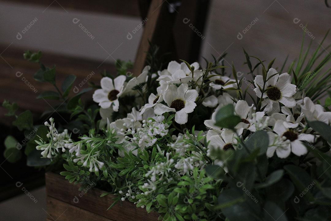 Foto Flores Decoração Vaso Madeira Casa Imagem JPG