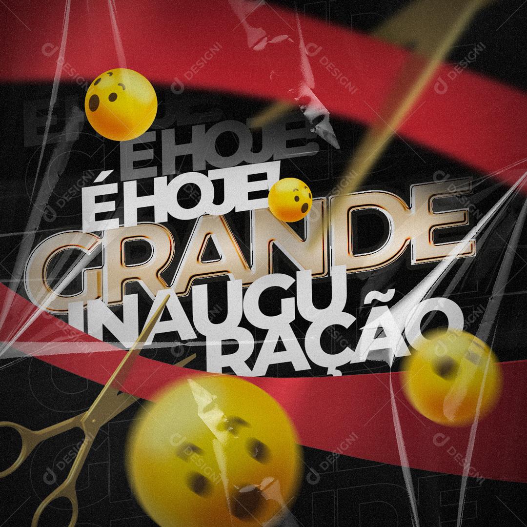 É o Grande Inauguração Loja Social Media PSD Editável