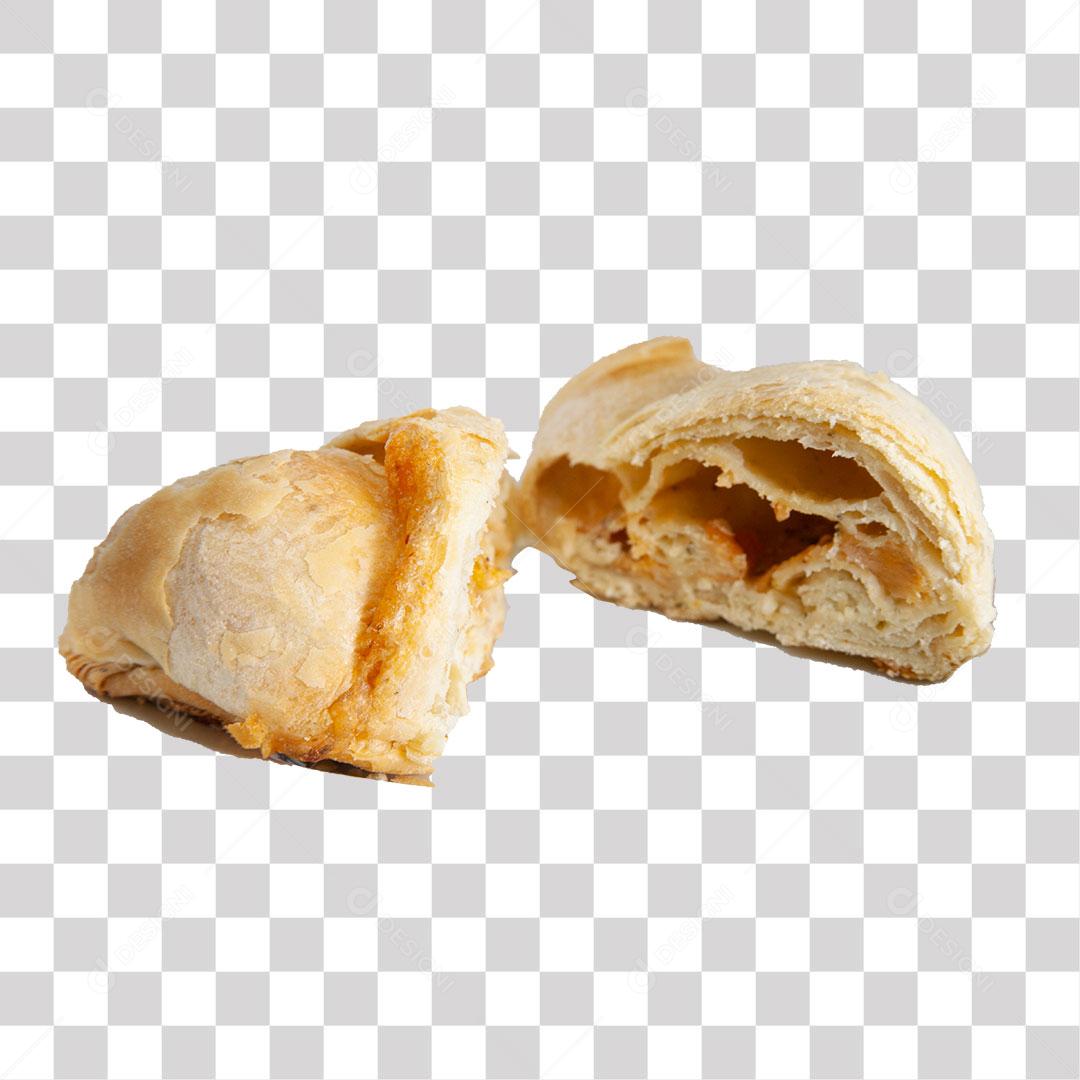 Salgado de Panificadora Aberto Ao Meio PNG Transparente Sem Fundo