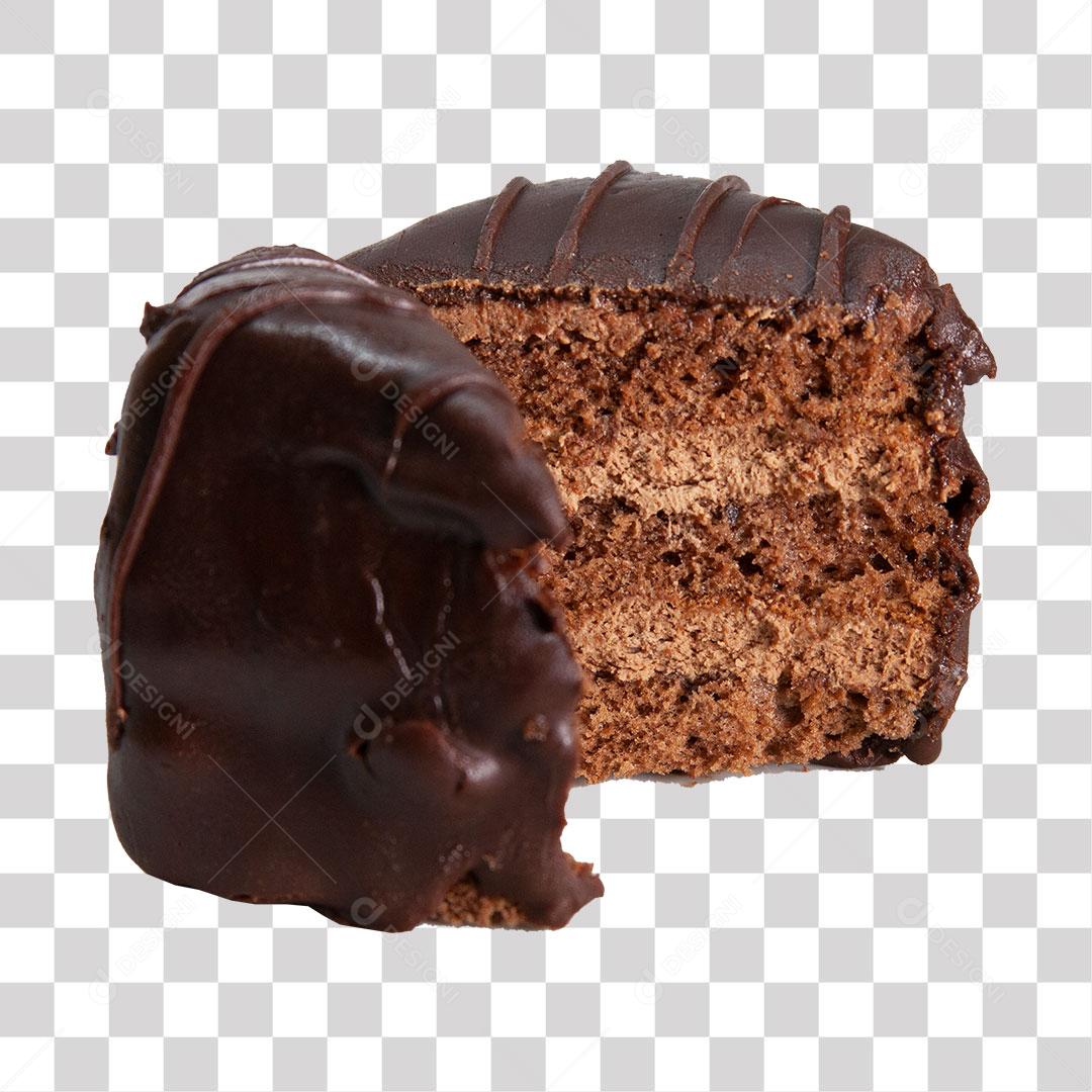 Bolo de Chocolate PNG Transparente