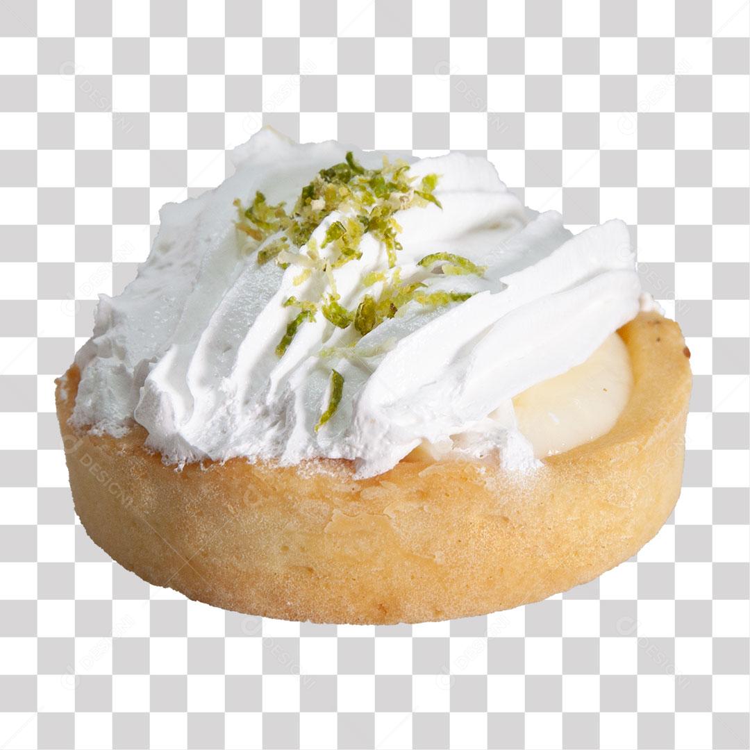 Bolo Doce Com Cobertura de Creme PNG Transparente