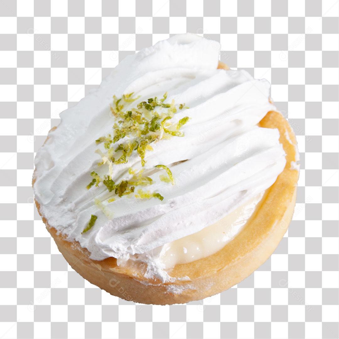 Bolo Doce Com Cobertura de Creme PNG Transparente