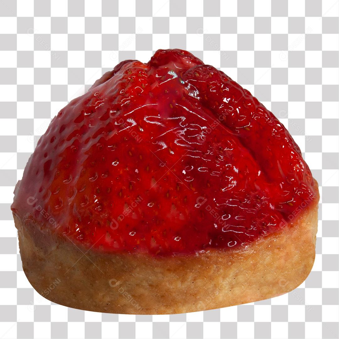 Torta De Morango PNG Transparente