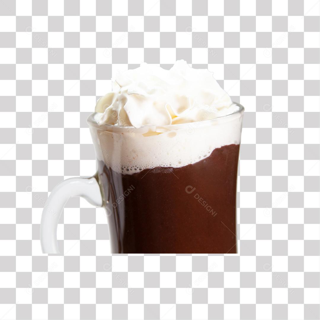 Copo De Capuccino Com Chantili PNG Transparente