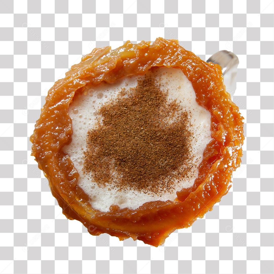 Copo De Milk Shake Com Caramelo Ao Redó PNG Transparente Sem Fundo