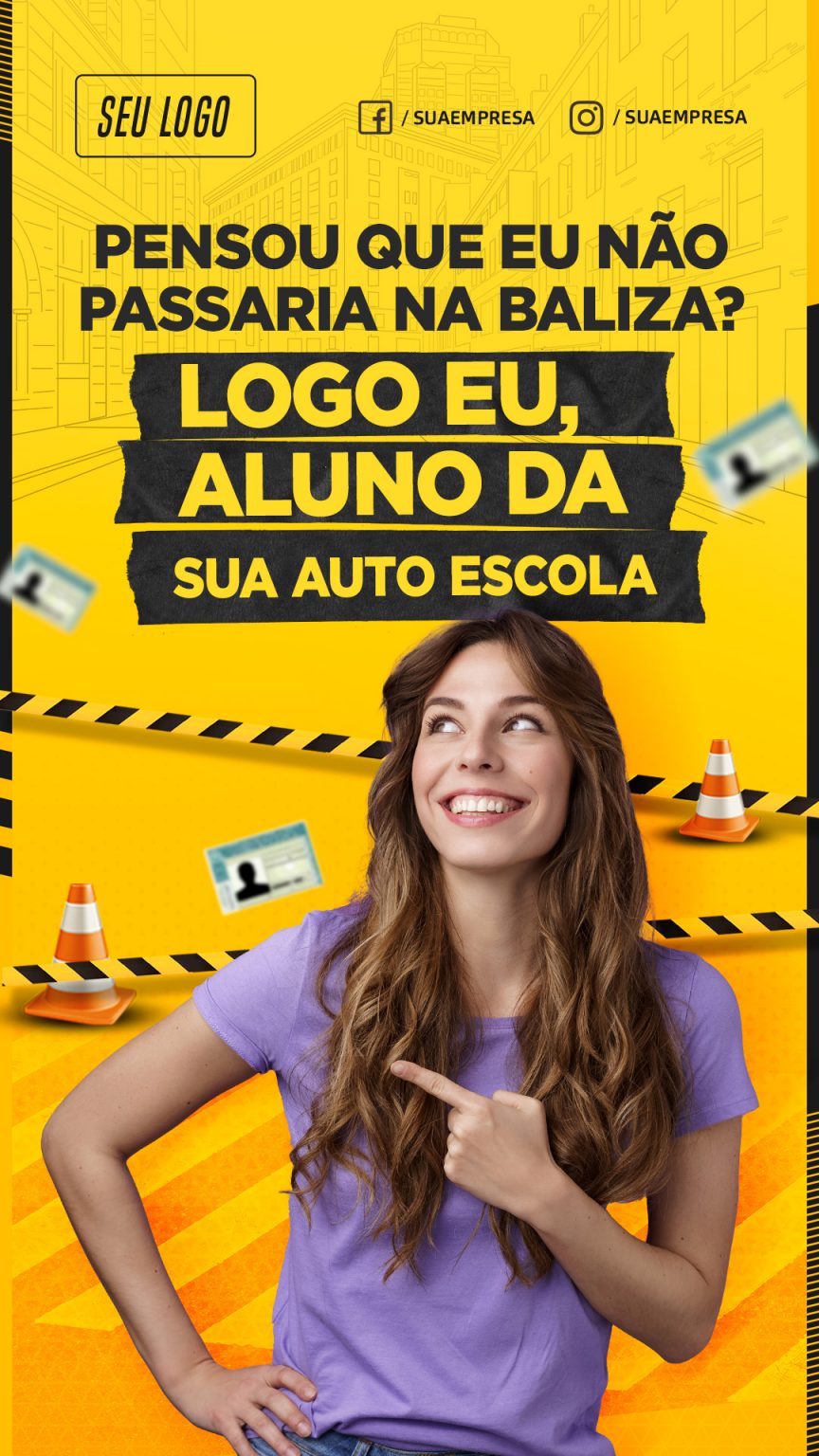 Pensou Que Eu Não Passaria Na Baliza Logo Eu Social Media PSD Editável