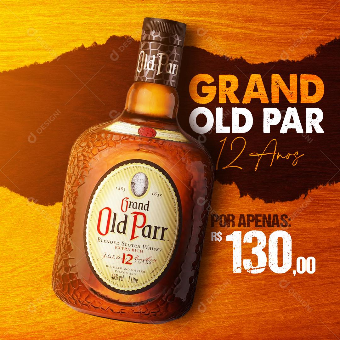 Grand Old Par Bebida Social Media PSD Editável