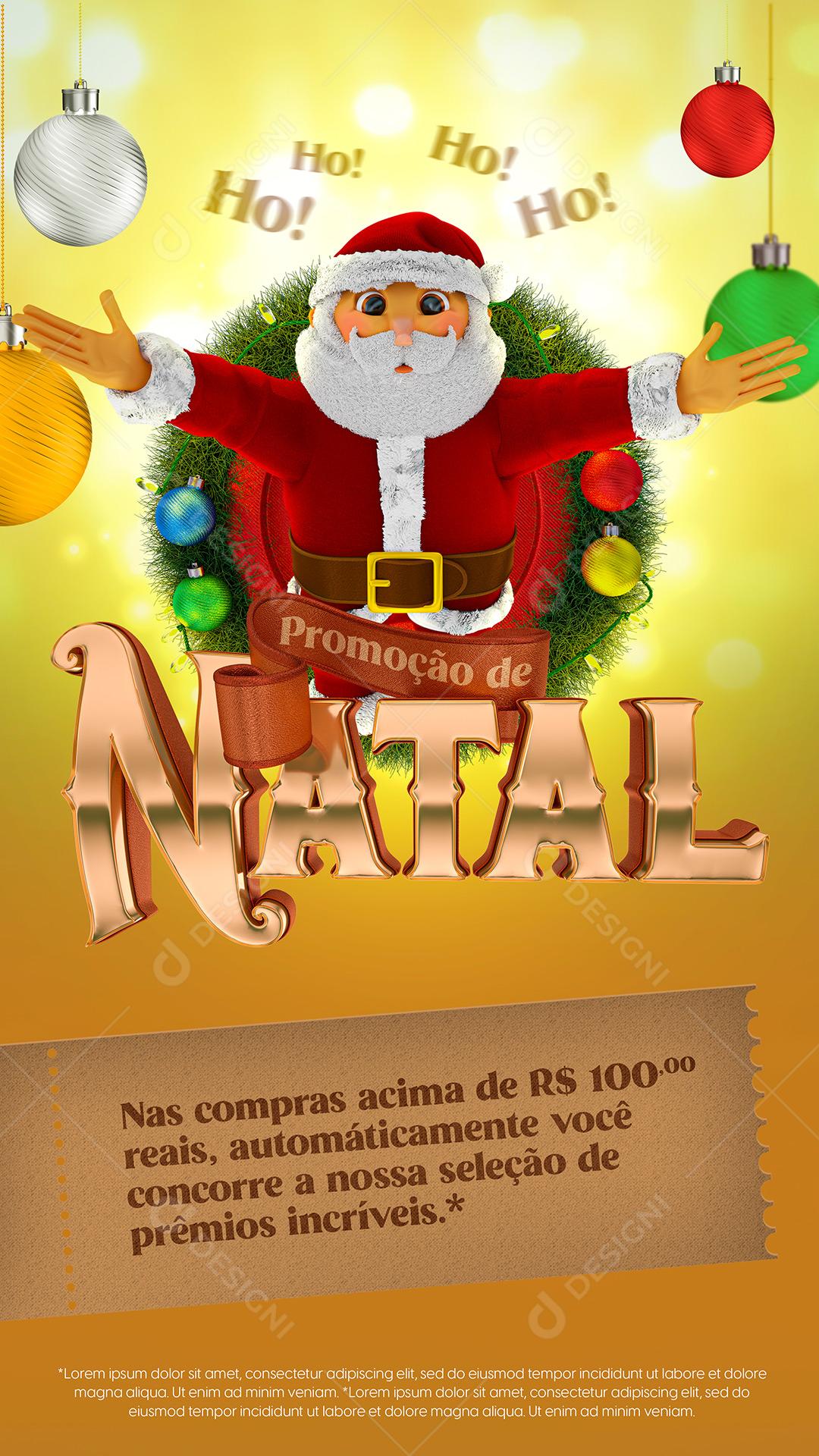 Social Media Promoção De Natal PSD Editável