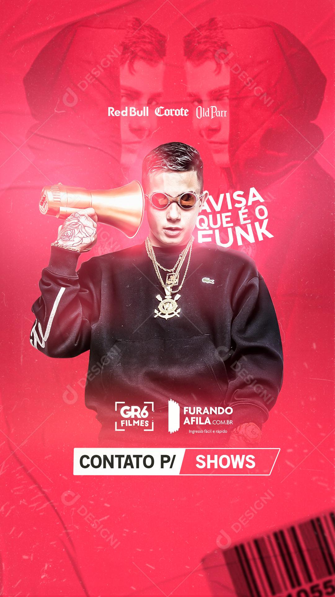 Social Media Flyer Show Evento Mc Hariel PSD Editável