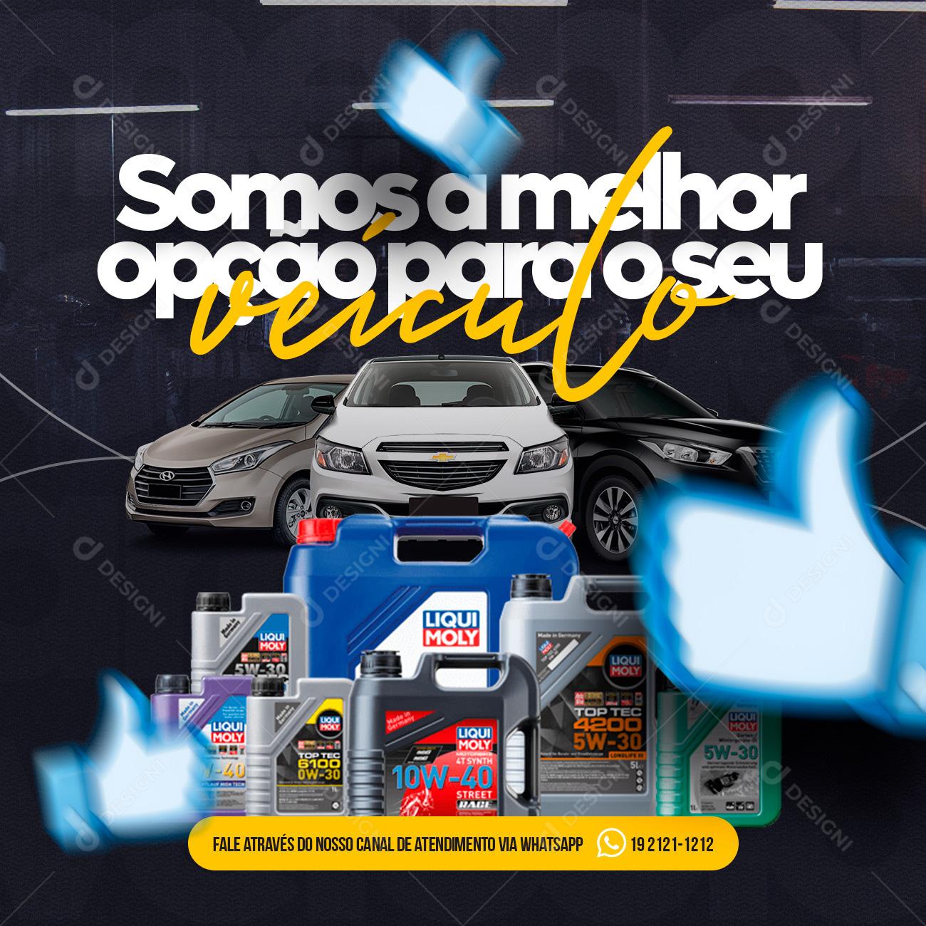 Post Oficinas Mecânicas Somos A Melhor Opção Social Media PSD Editável