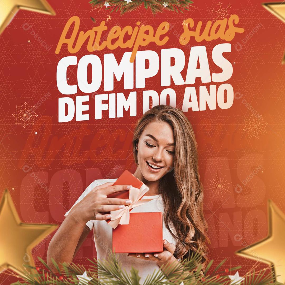 Antecipe Suas Compras No Fim Do Ano Social Media PSD Editável