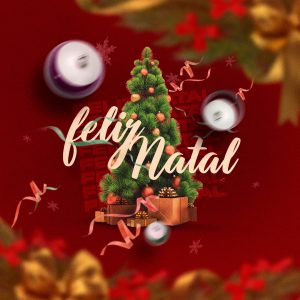 Social Media Feliz Natal Arvóres Presentes PSD Editável