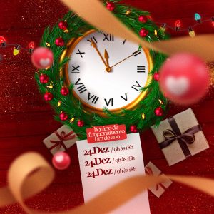 Social Media Feliz Natal Post Hórario De Funcionamento Fim De Ano PSD Editável