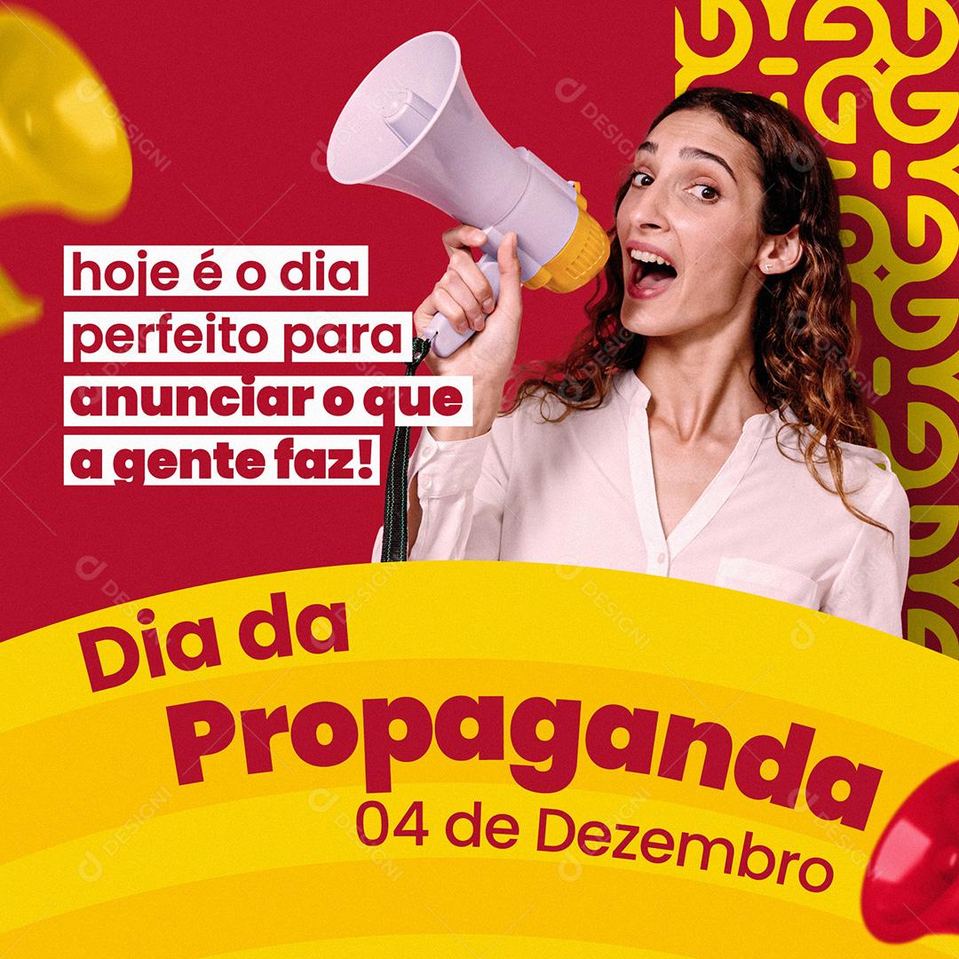 Post Dia Da Propaganda 4 De Dezembro Social Media PSD Editável