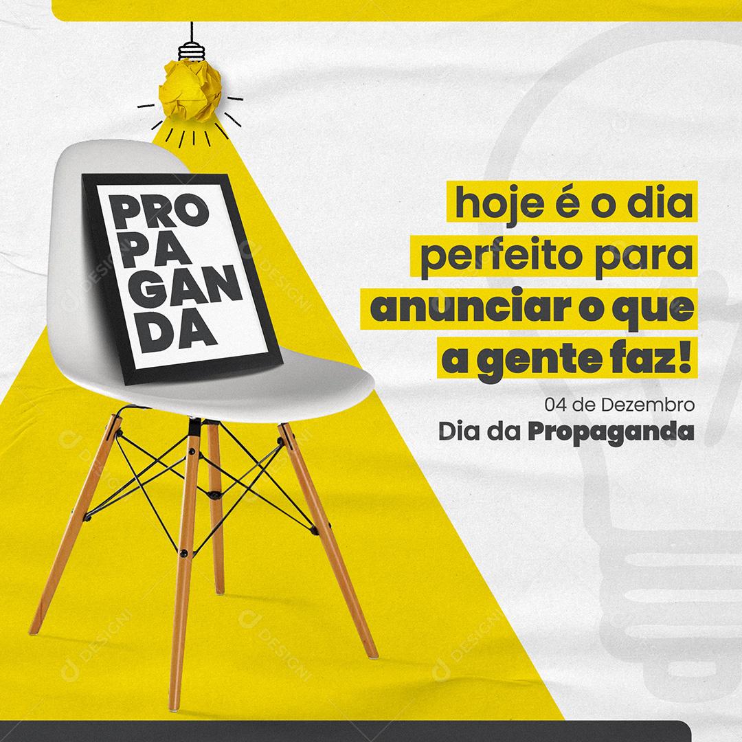 Post Dia Da Propaganda 4 De Dezembro Social Media PSD Editável