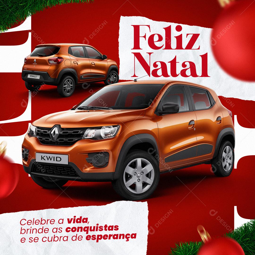 Feliz Natal Celebre A Vida Brinde As Conquistas Social Media PSD Editável