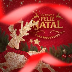 Post Feliz Natal Para Todos Vocês Social Media PSD Editável