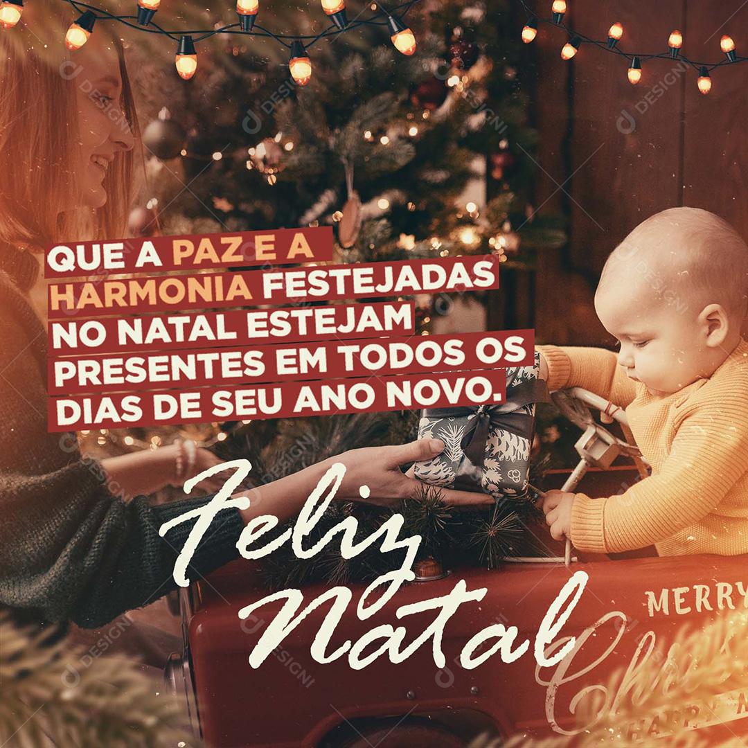 Social Media Feliz Natal PSD Editável