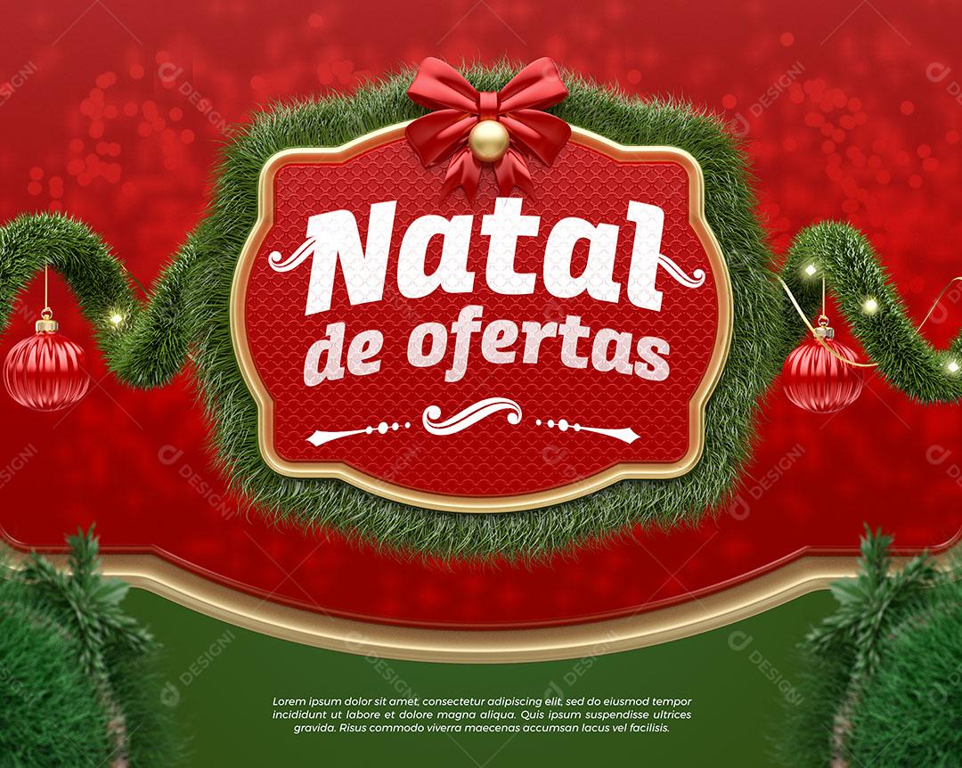Social Media Feed Natal de Ofertas Loja Promoção PSD Editável