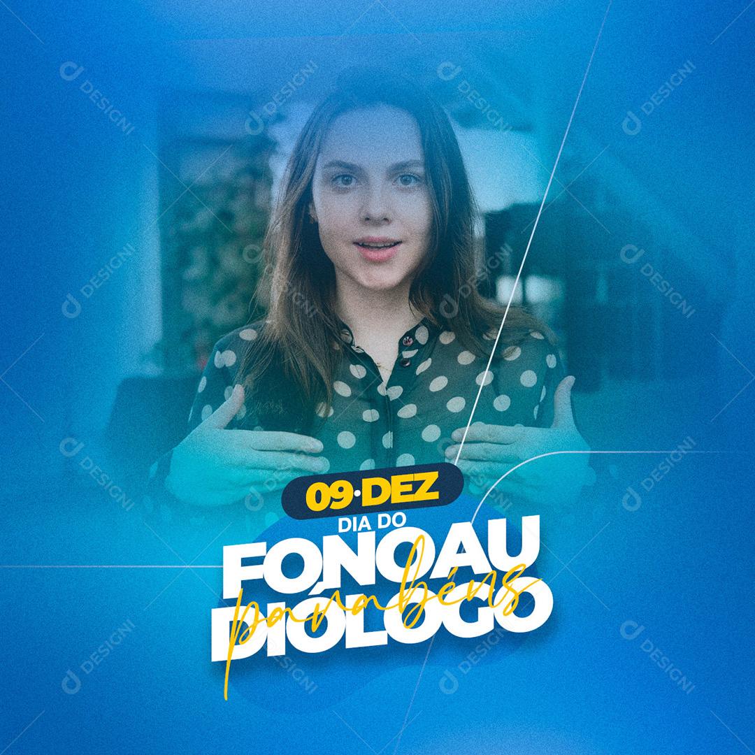 Post 9 De Dezembro Dia Do Fonoaudiólogo Social Media PSD Editável