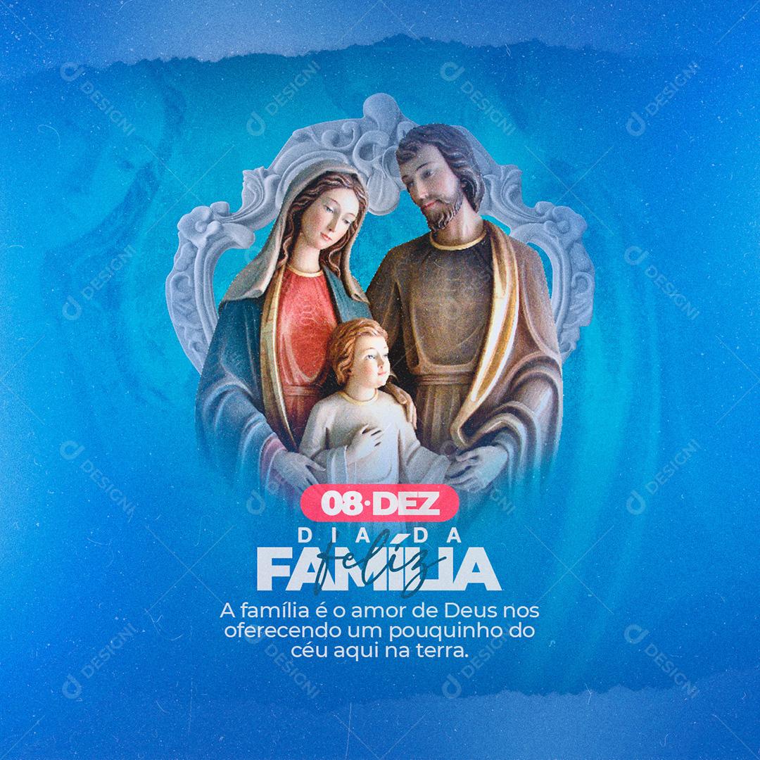 Post Dia Da Família Social Media PSD Editável